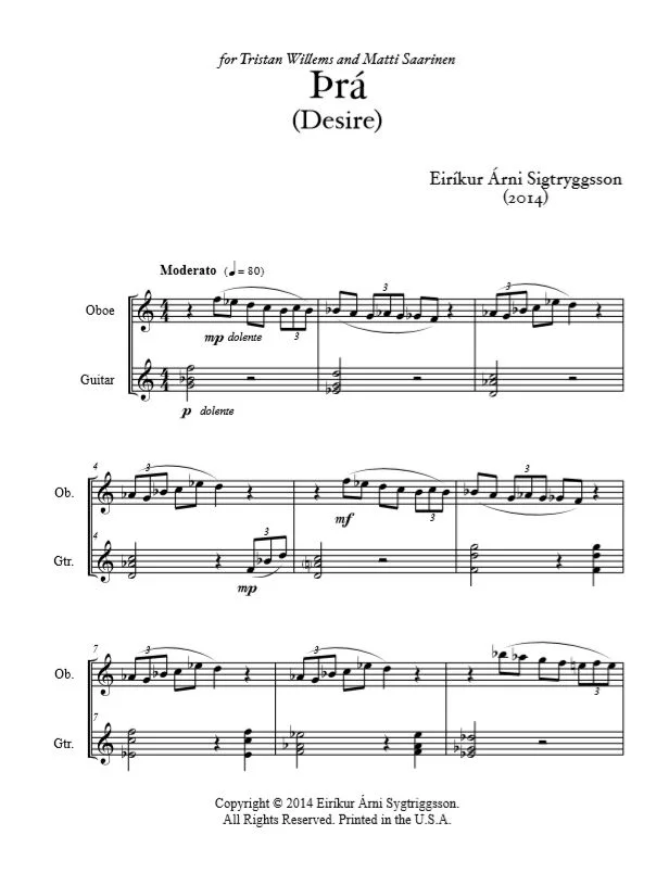 Sigtryggsson - þrá (Desire)