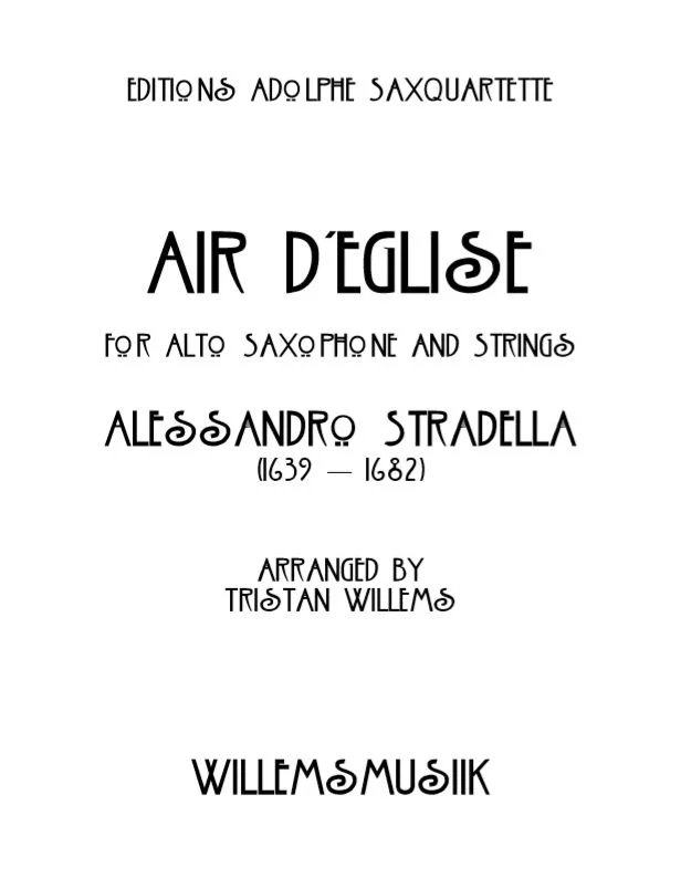 Stradella/Willems - Air d'Eglise