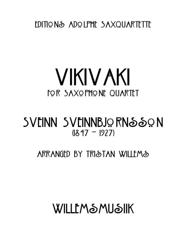 Sveinnbjörnsson/Willems - Vikivaki