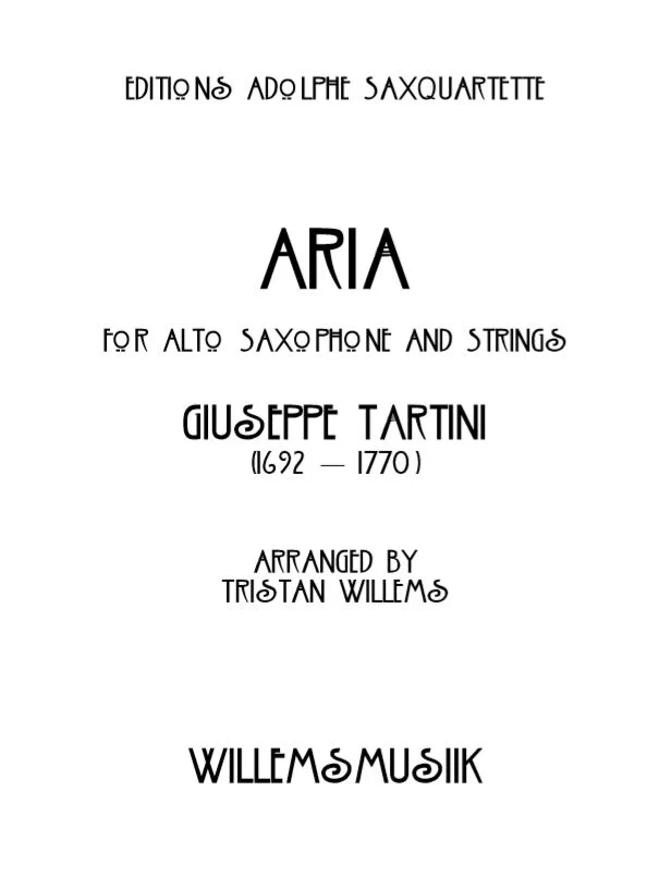 Tartini/Willems - Aria