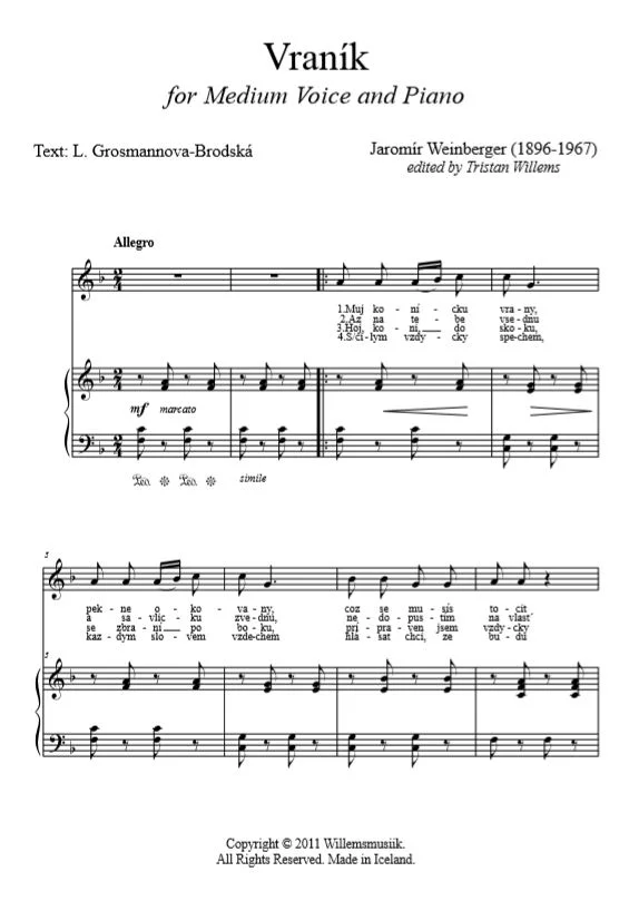 Jaromir Weinberger - Vraník