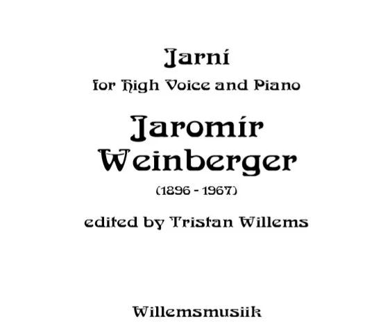 Jaromir Weinberger - Jarní (Spring)