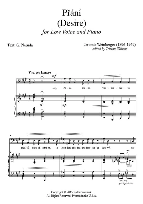 Weinberger, Jaromir - Přání (Desire)