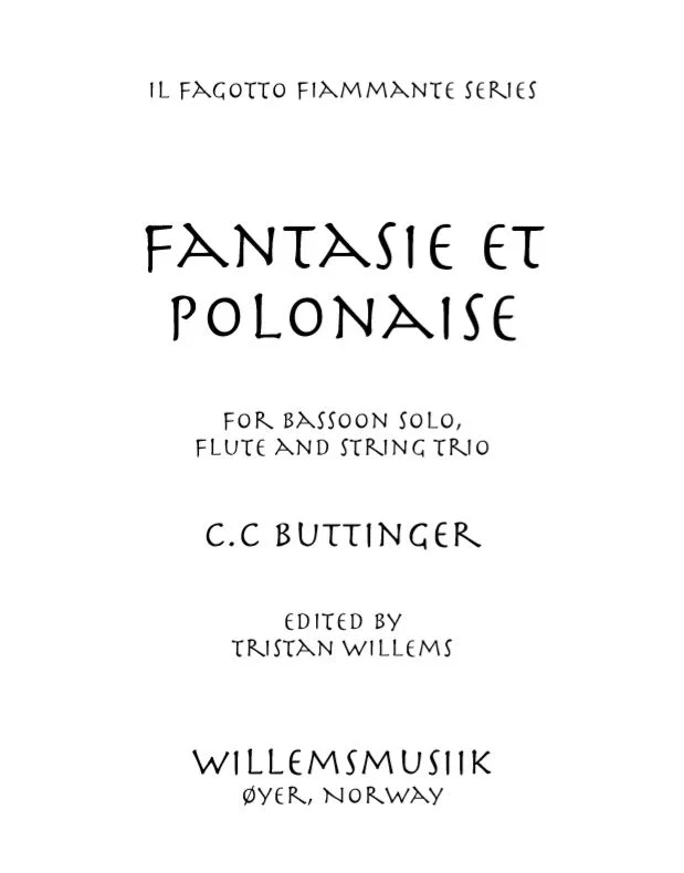 Buttinger - Fantasie et Polonaise