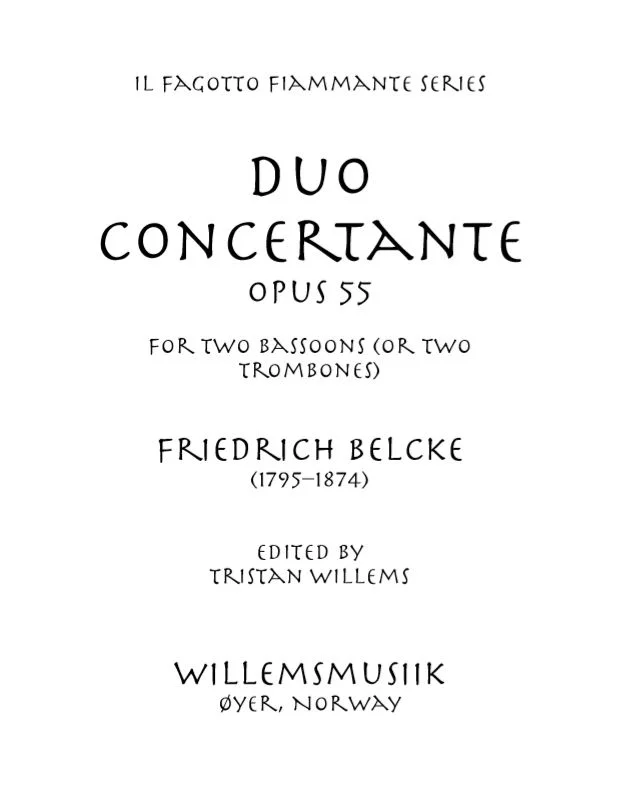 Belcke - Duo Concertante