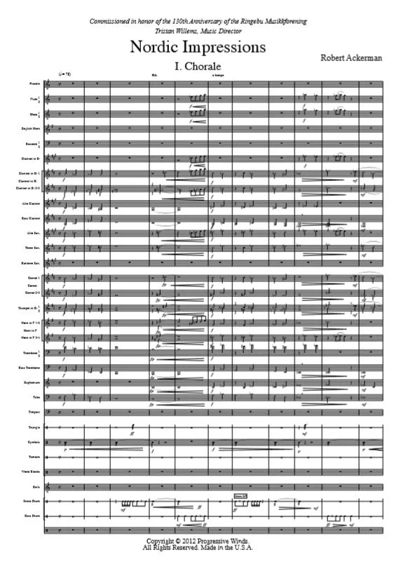 Ackerman - Nordic Impressions (Concert Band)