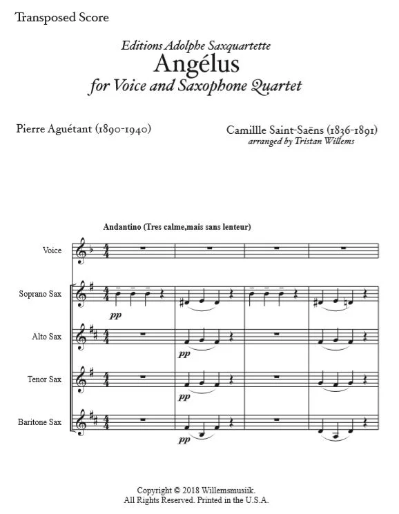 Saint-Saëns/Willems - Angélus