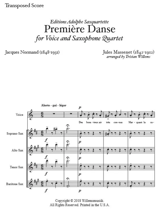 Massenet/Willems - Prémiere Danse