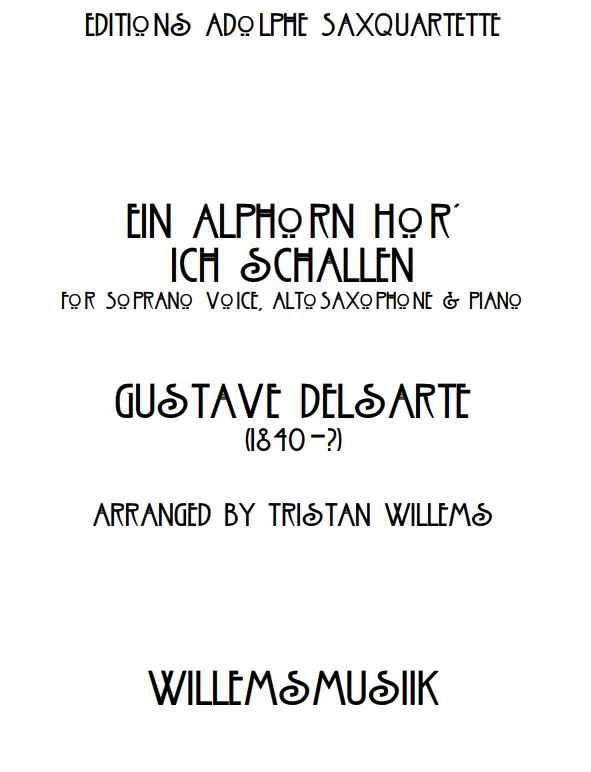 Strauss/Willems - Ein Alphorn hör' ich schallen