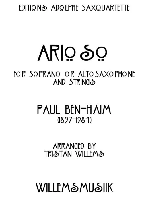 Ben-Haim/Willems - Arioso