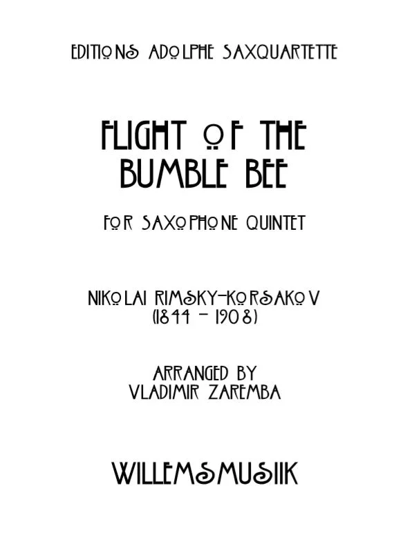 Rimsky-Korsakov/Zaremba - Flight of the Bumblebee