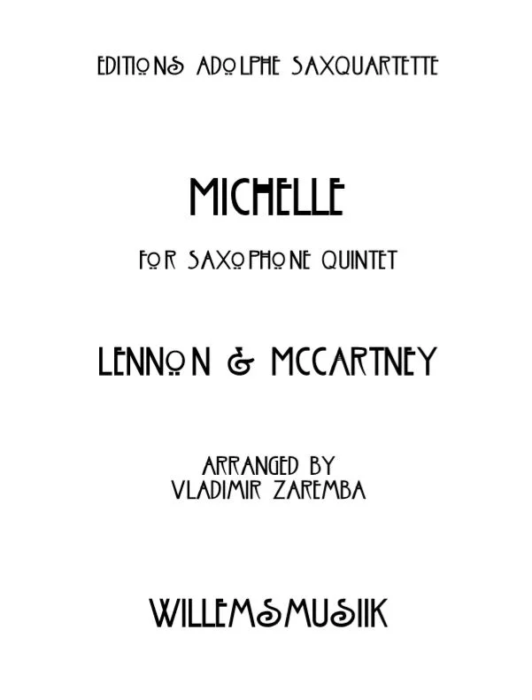 Lennon and McCartney/Zaremba - Michelle