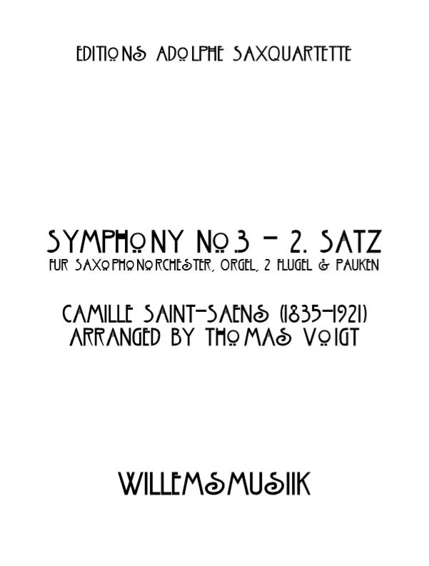 Saint-Saëns/Voigt - Symphony No. 3, 2. Satz