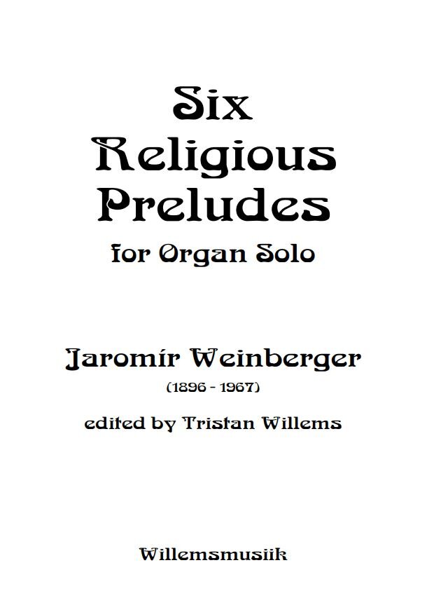 Six RELIGIOUS for ORGAN - TITLE PAGE.JPG