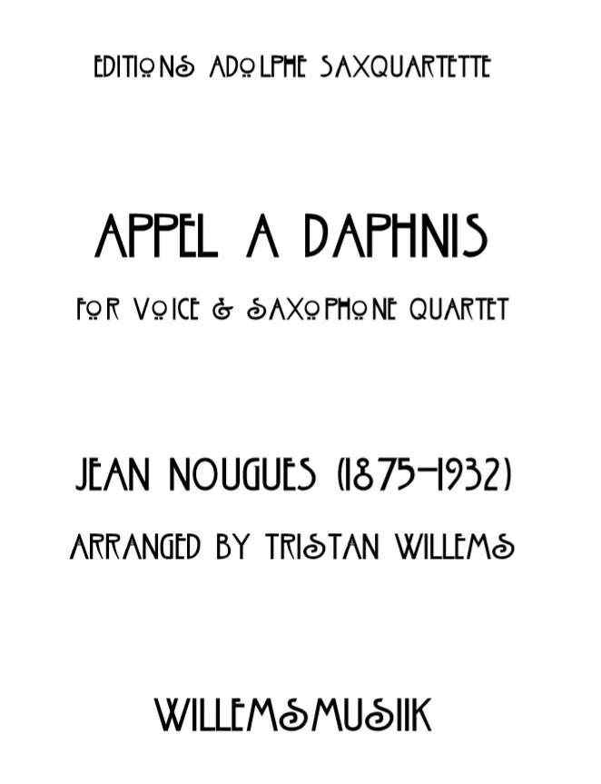 Jean Nougues - Appel a Daphnis