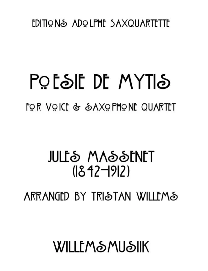 Jules Massenet - Poésie de Mytis