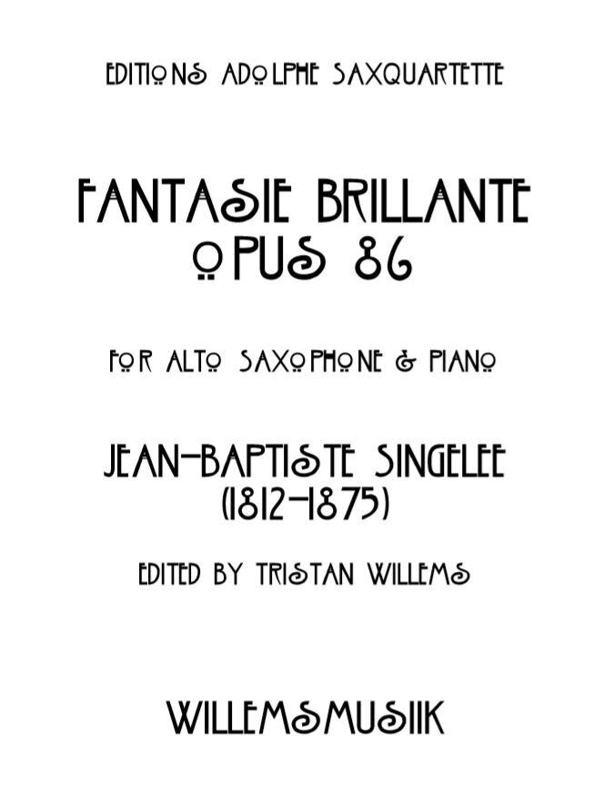 Jean-Baptiste Singelée - Fantasie Brilliante, Opus 86