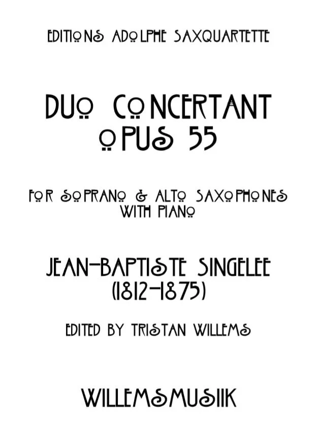 Jean-Baptiste Singelée - Duo Concertant, Opus 55