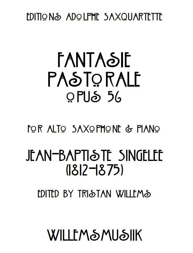 Jean-Baptiste Singelée - Fantasie Pastorale, Opus 56