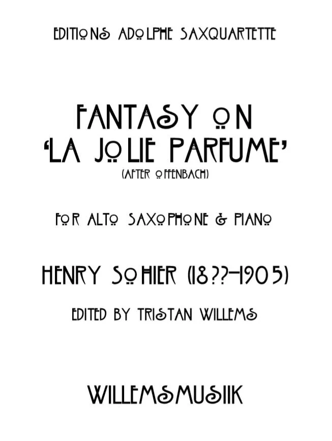 Henry Solheir - Fantasie on 'La Jolie Parfume'