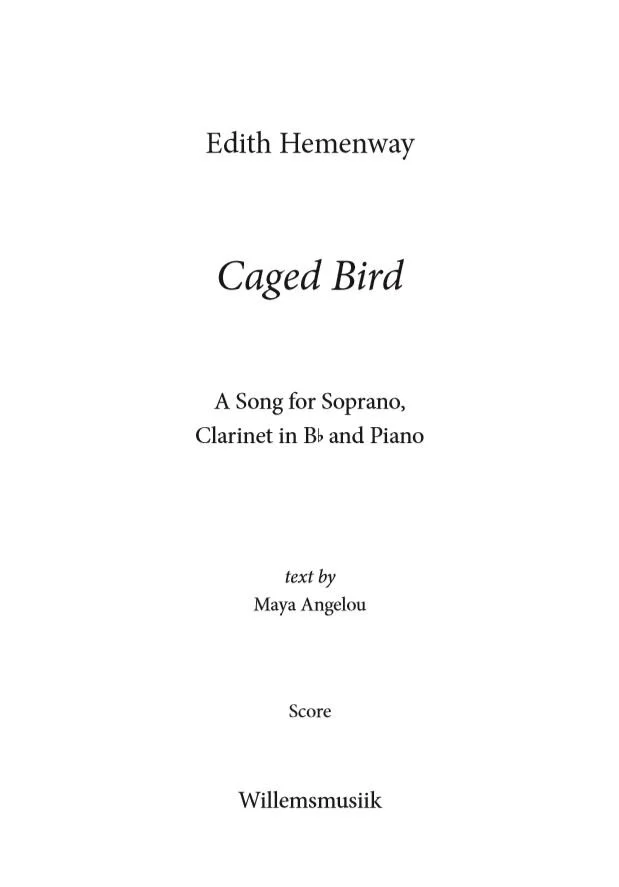 Edith Hemenway - Caged Bird