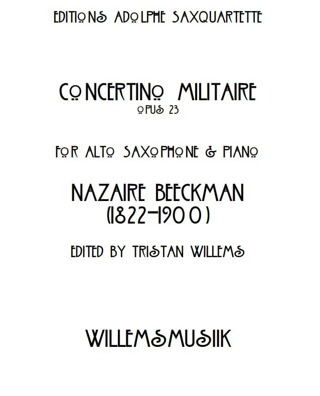 BEECKMAN - CONCERTINO MILITAIRE - TITLE.JPG