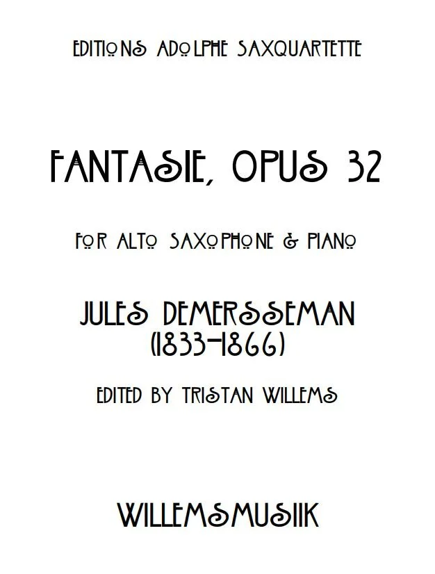 Jules Demersseman - Fantasie, Opus 32