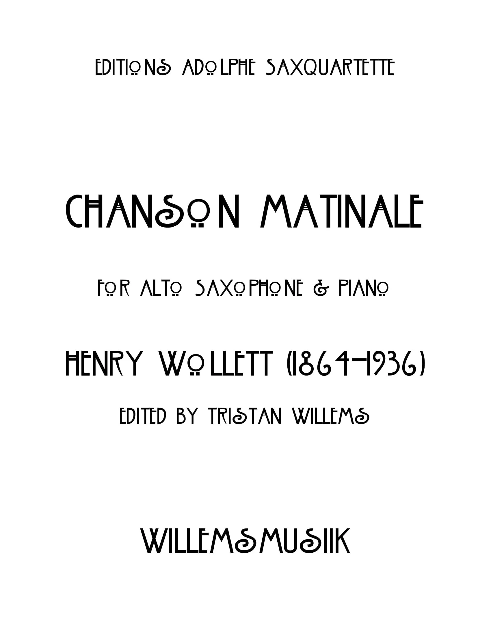 Henry Wollett - Chanson Matinale