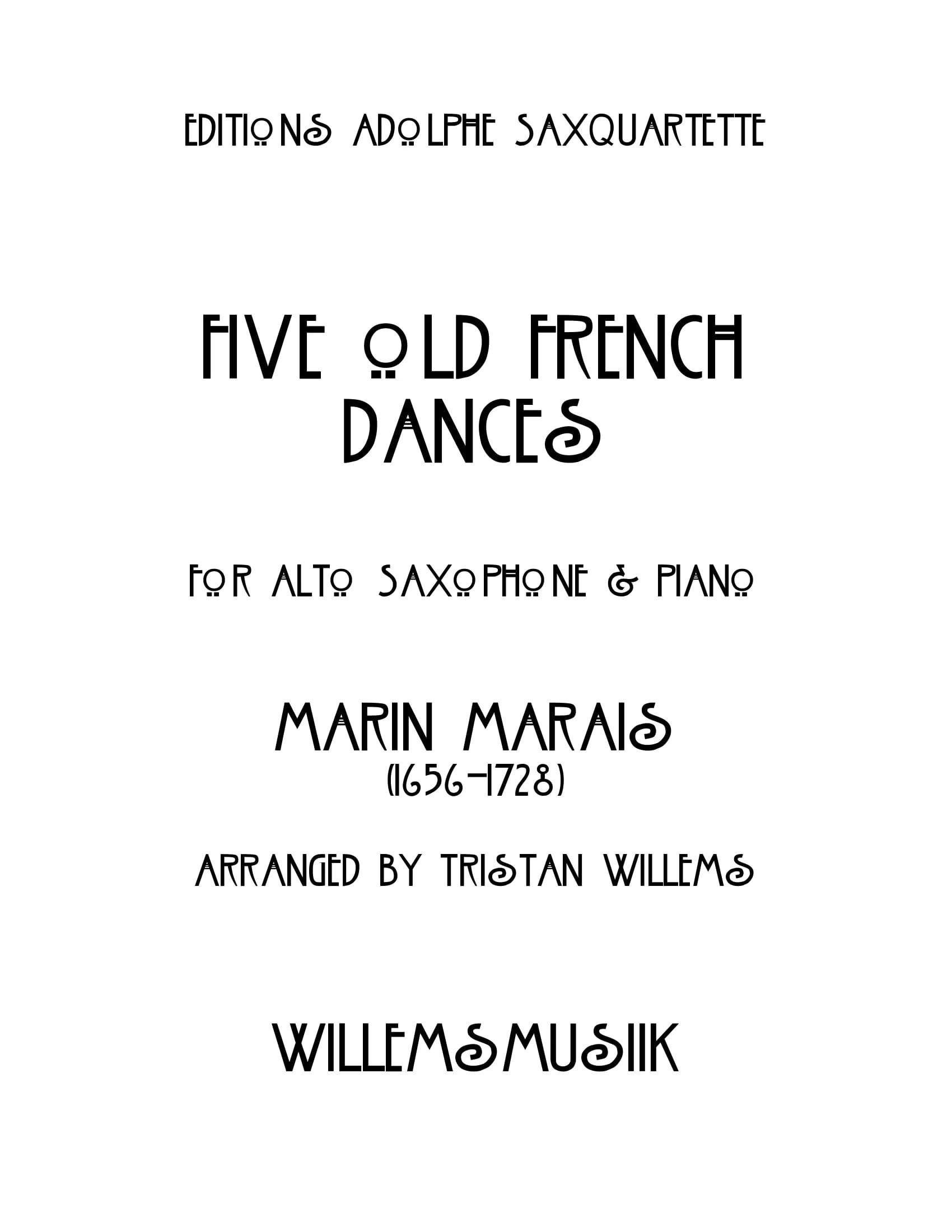 Martin Marais - Five Old French Dances