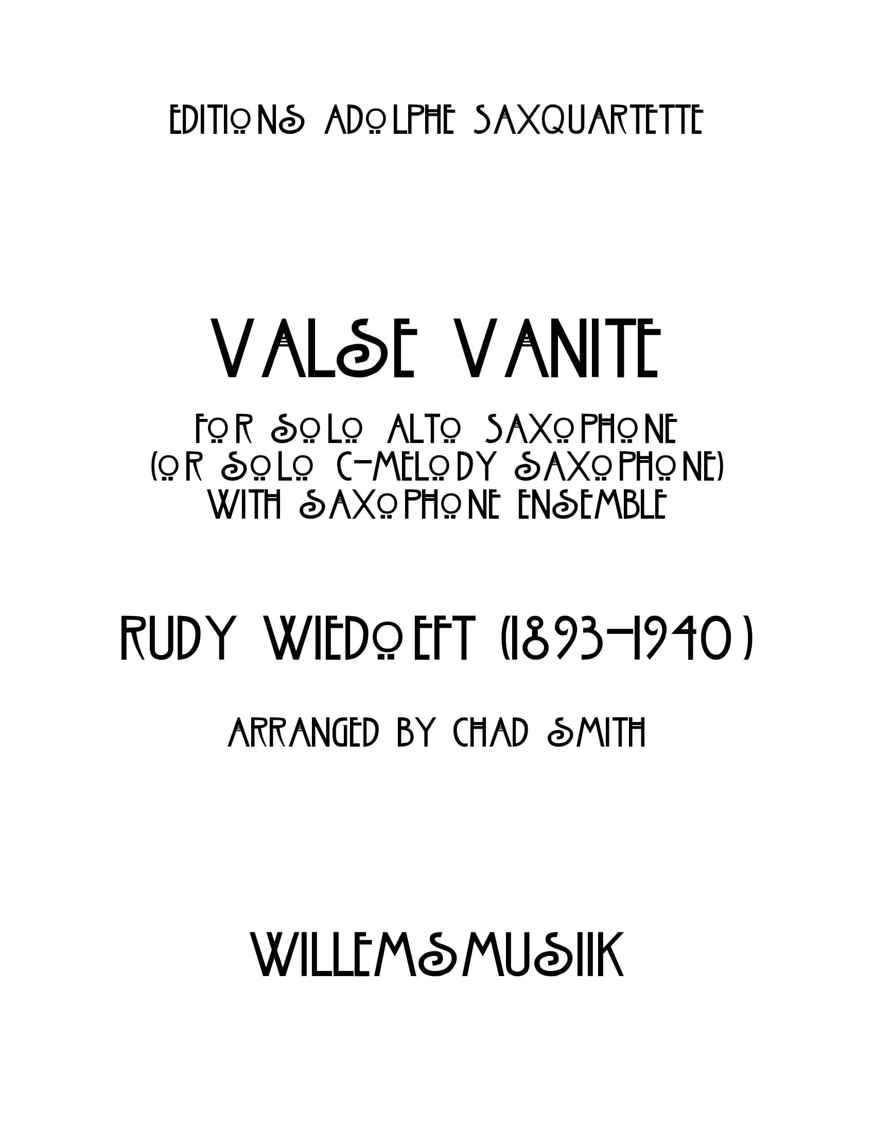 Rudy Wiedoeft - Sax-O-Trix