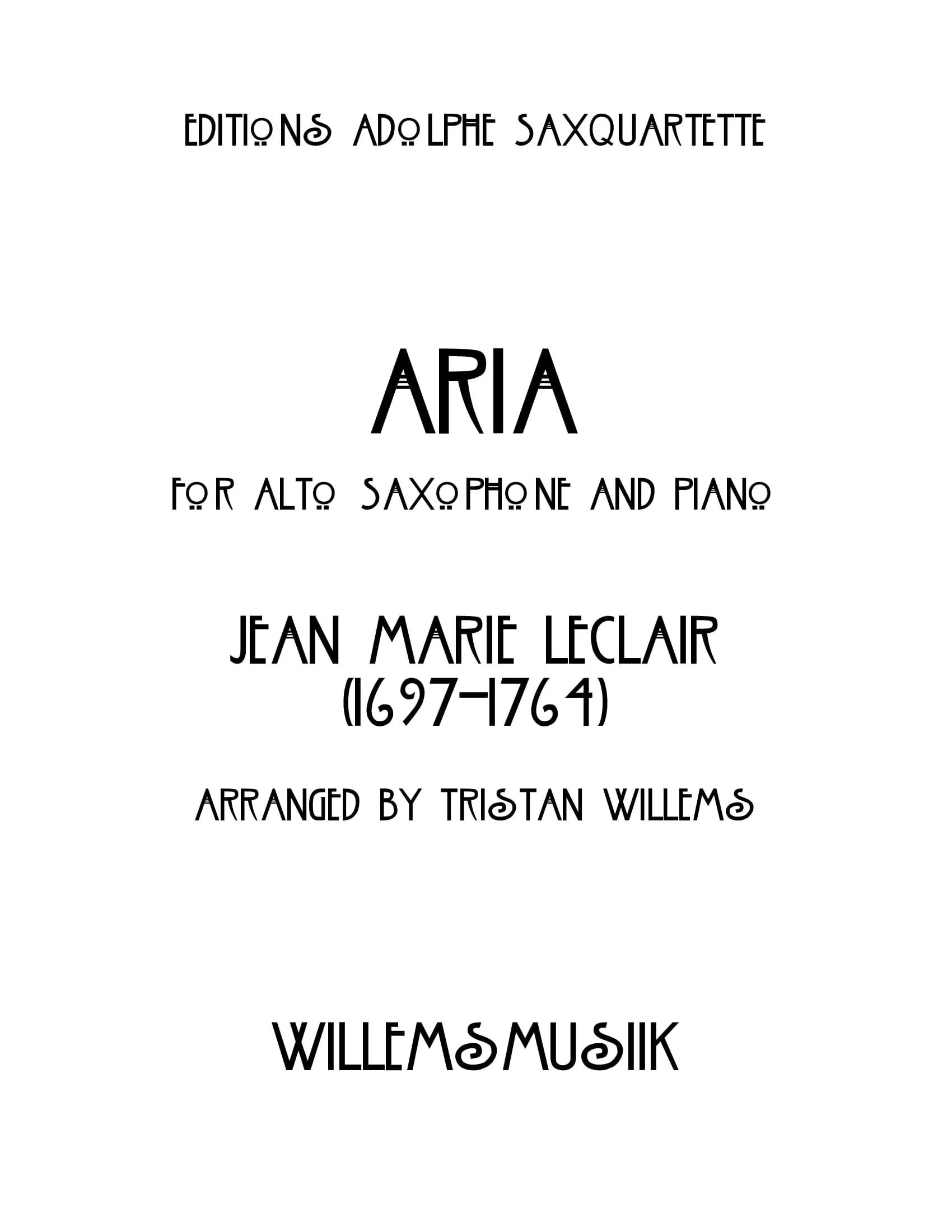 Jean-Marie Leclair - Aria