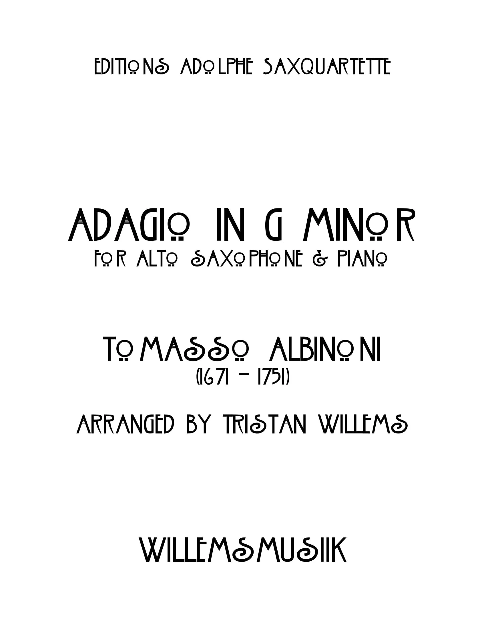 Tomasso Albinoni - Adagio in g minor