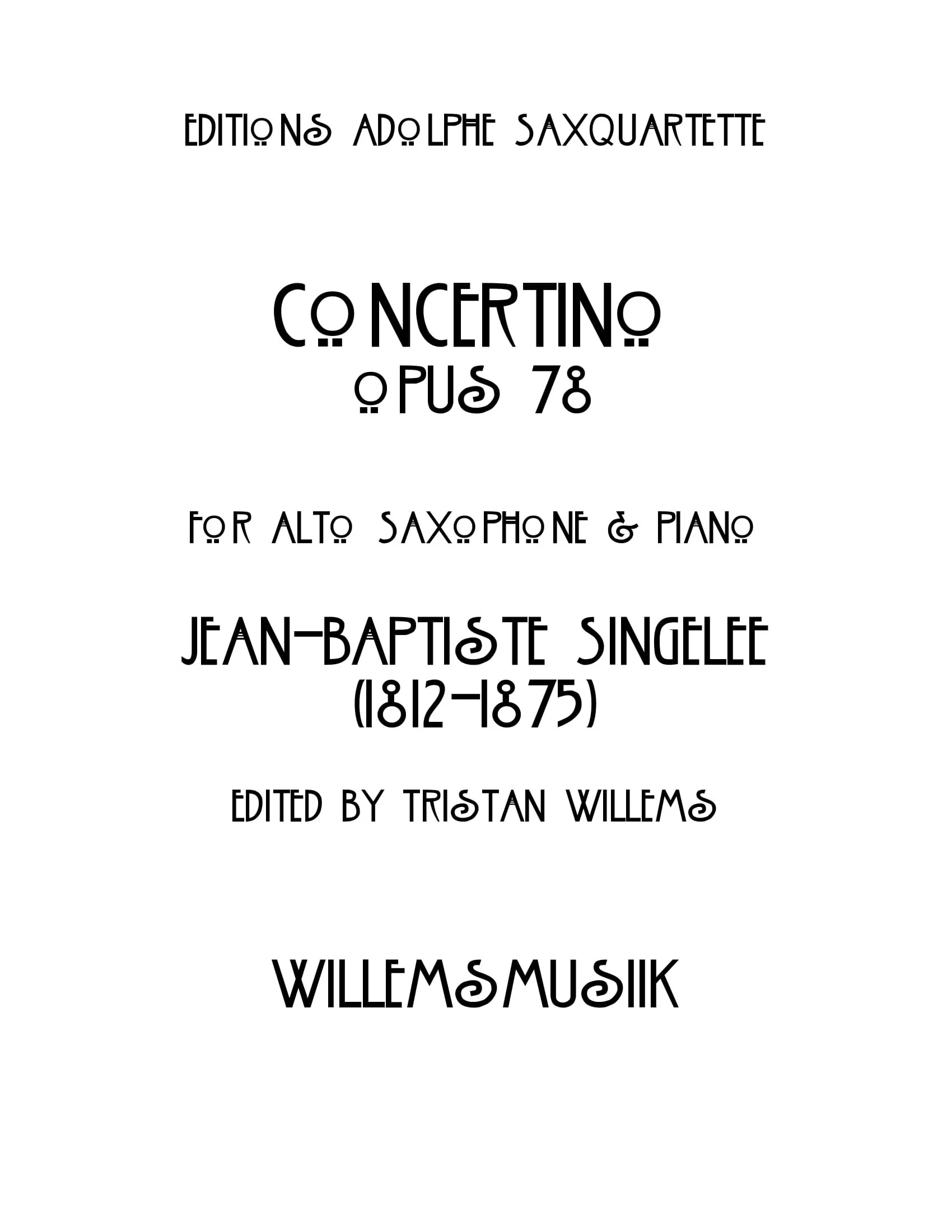 Jean-Baptiste Singelée - Concertino, Op. 78