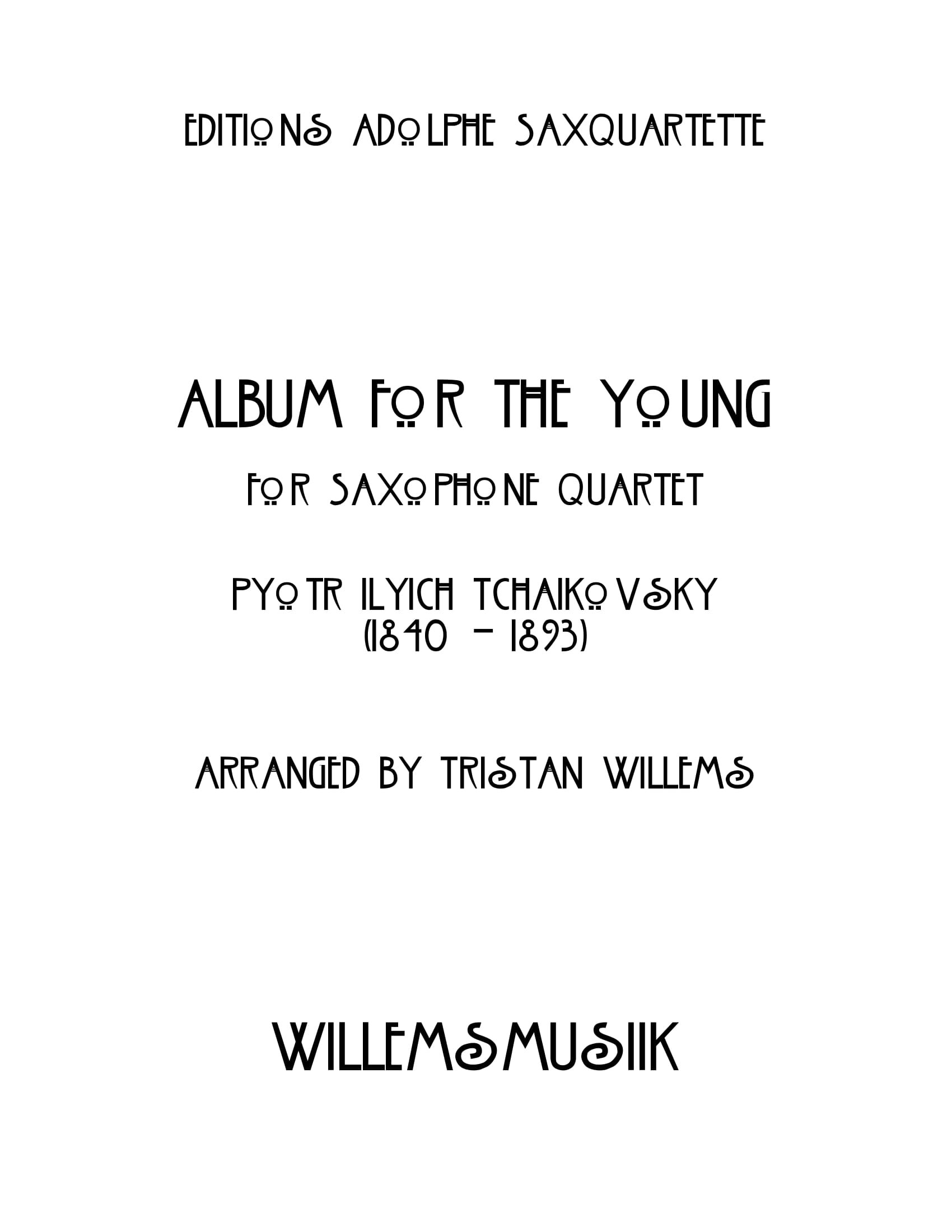 Tschaikovsky/Willems - Album for the Young