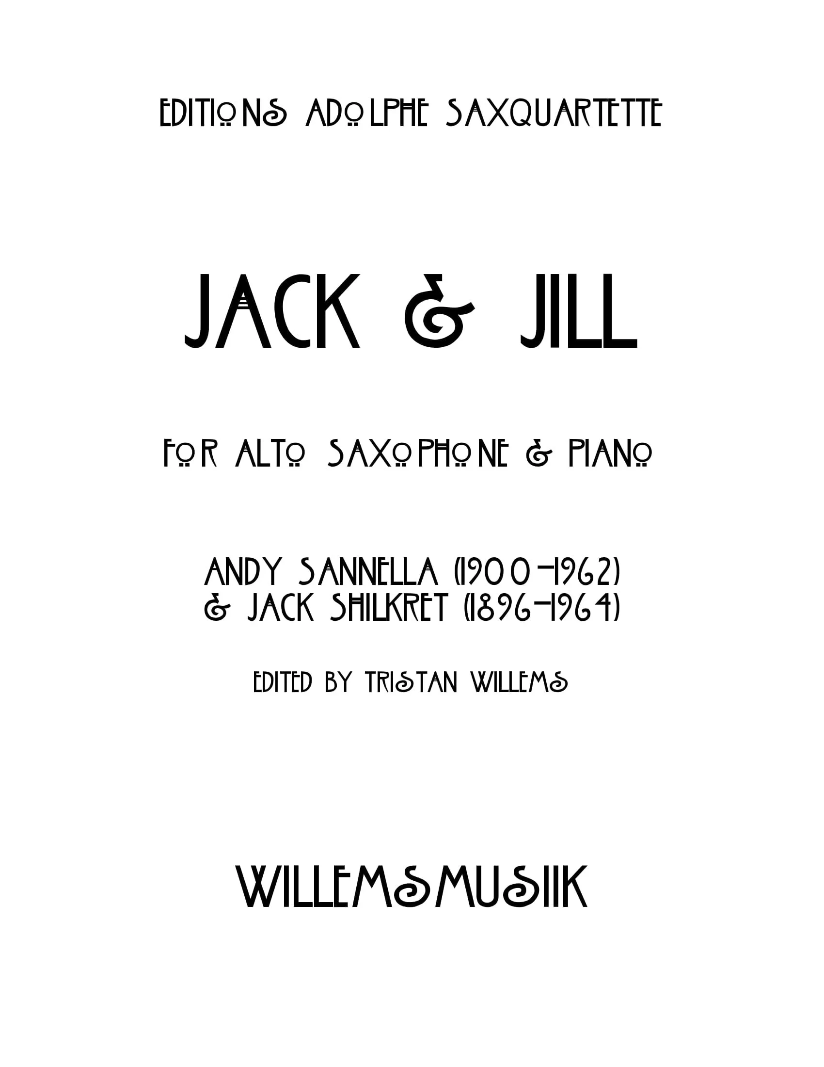 Andy Sannella/Jack Shilkret - Jack and Jill