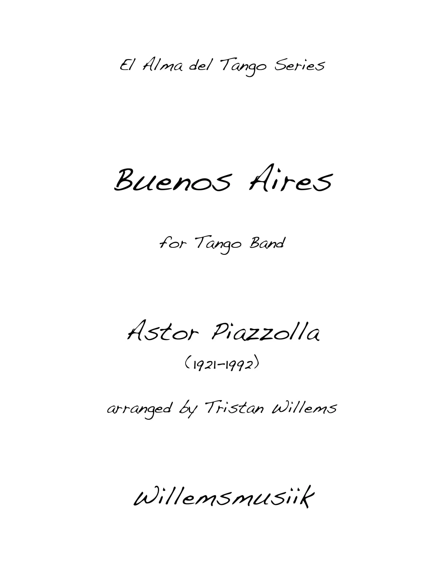 Astor Piazzolla - Buenos Aires Hora Cero