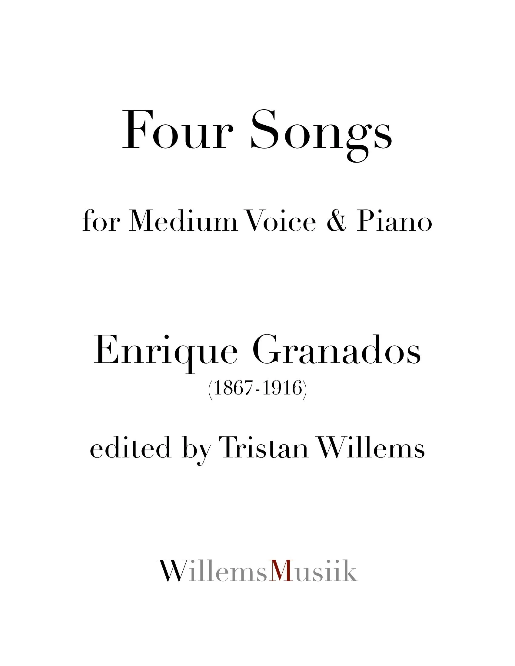 Enrique Granados - Four Songs