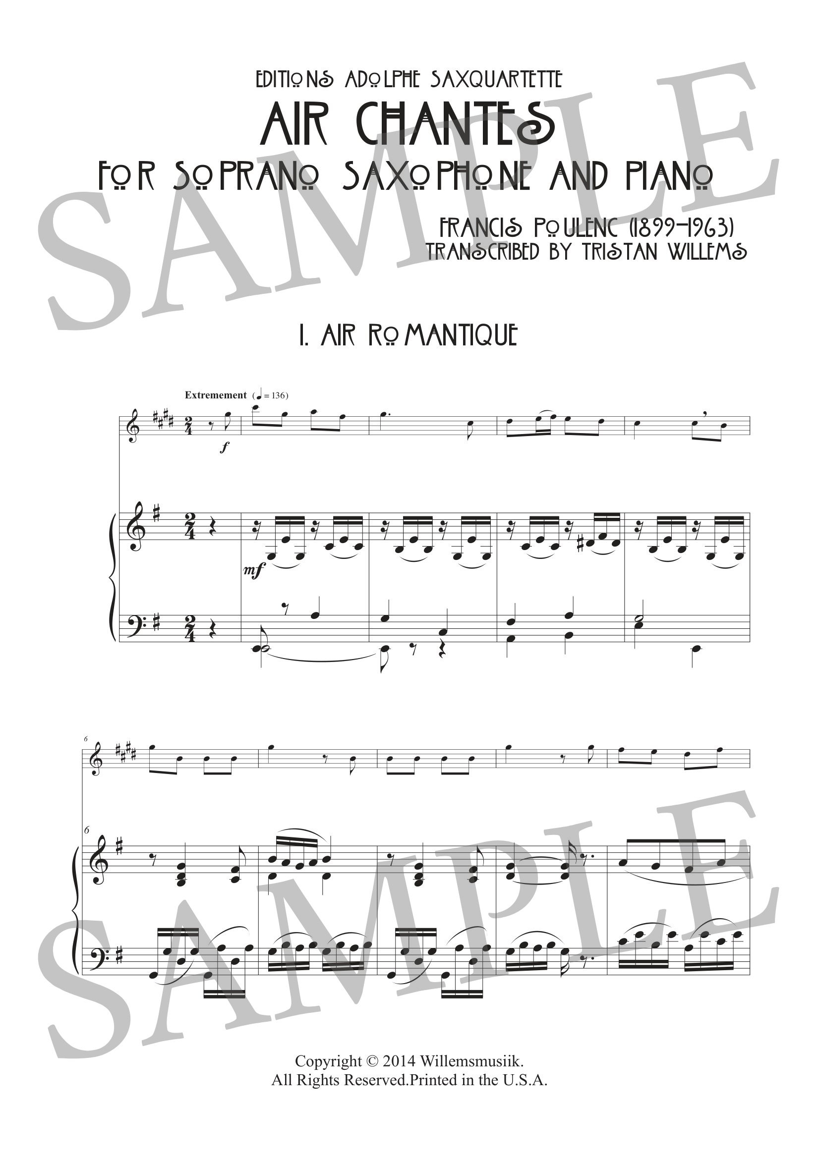 POULENC - AIR CHANTES (PR) - SCORE SAMPLE-01.jpg