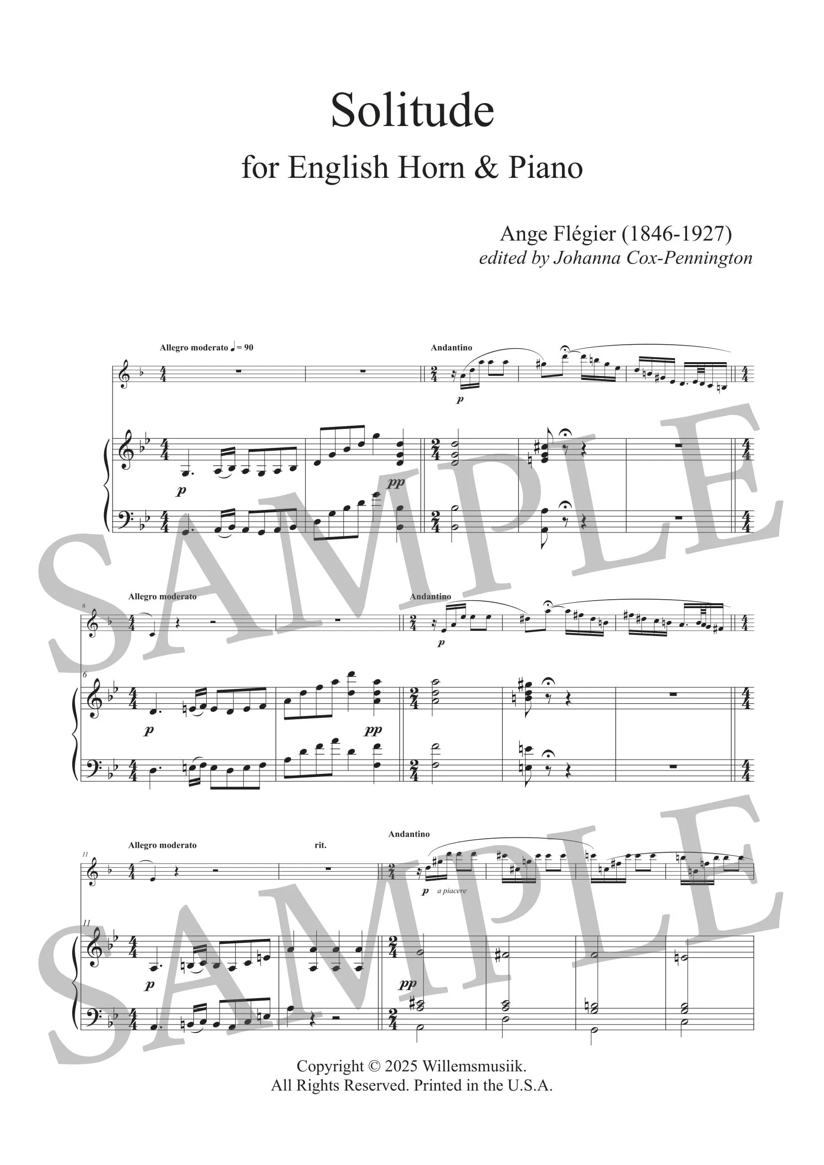 FLÉGIER - SOLITUDE (ENG HORN) - SCORE SAMPLE-1.jpg