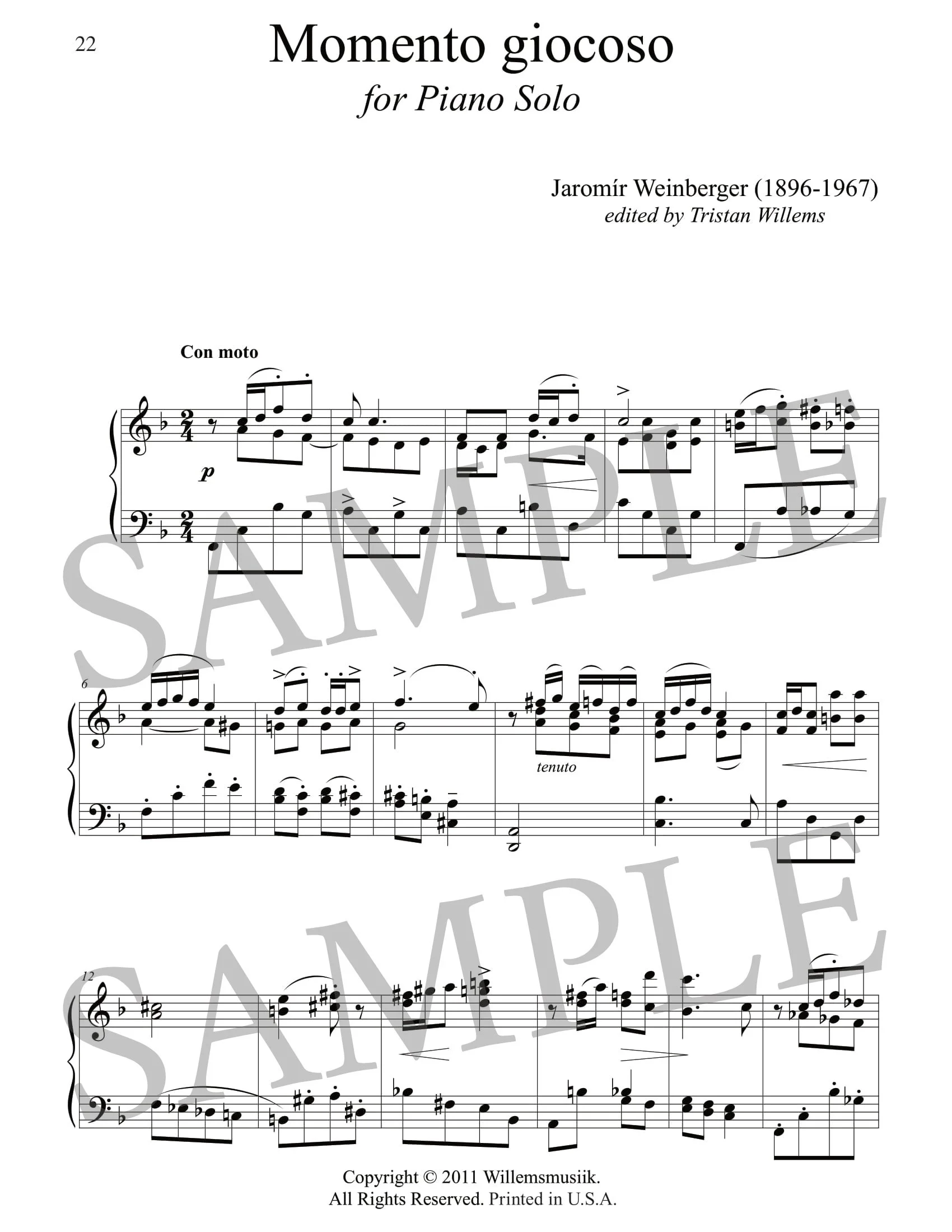 WEINBERGER - MINIATURES FOR PIANO - SCORE SAMPLE-12.jpg