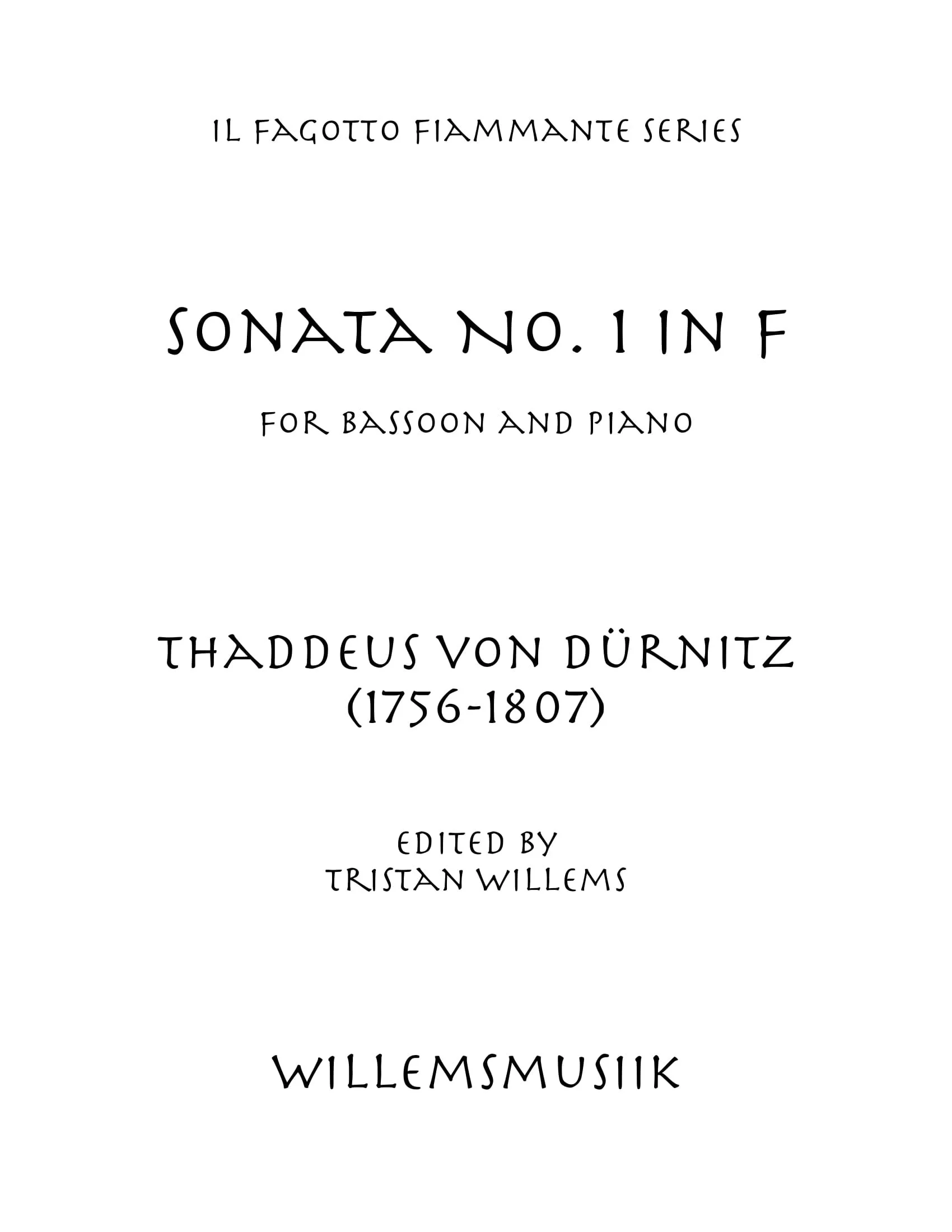 DÜRNITZ - SONATA I - TITLE-1.jpg
