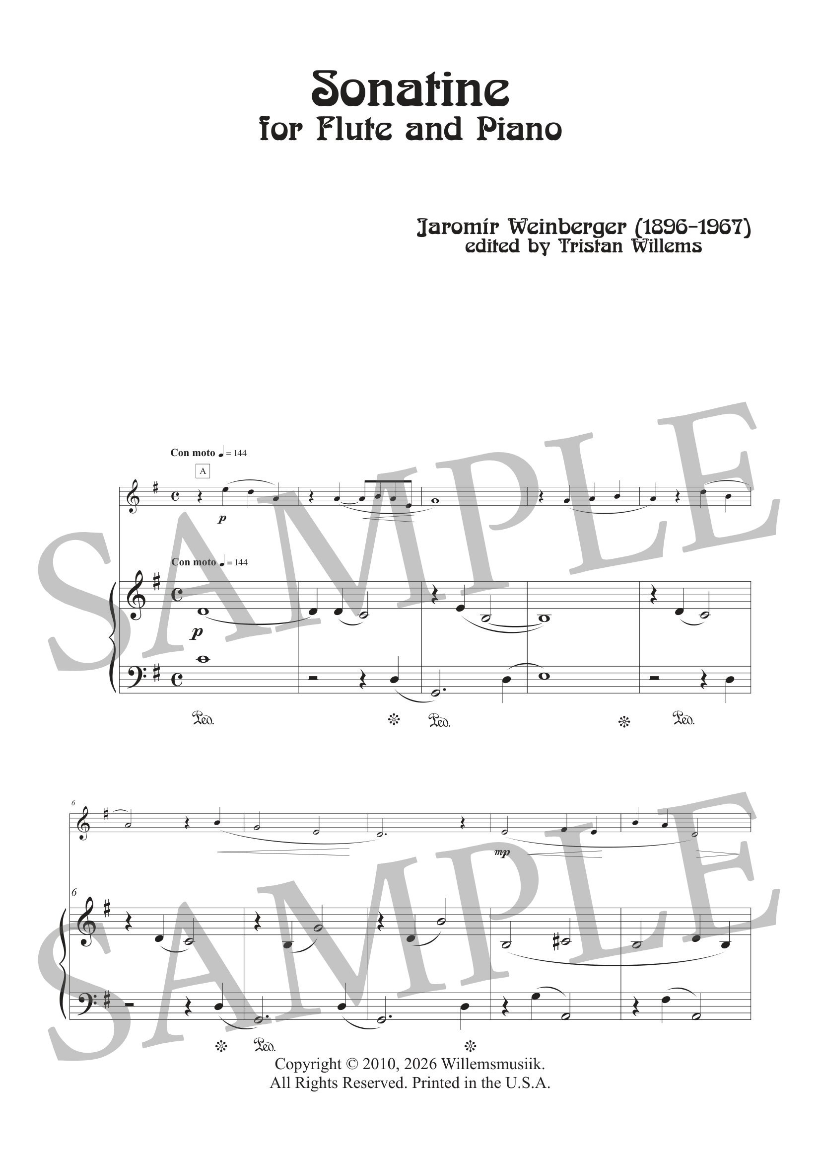 WEINBERGER - SONATINE FOR FLUTE - SCORE SAMPLE-1.jpg