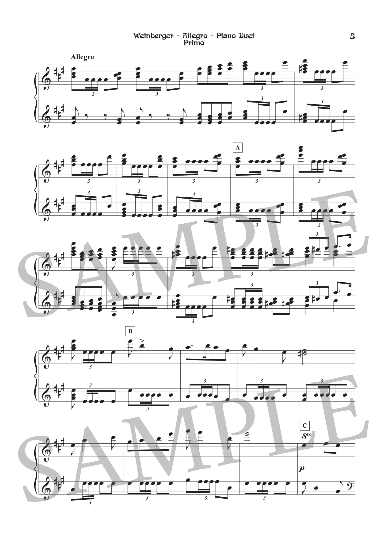 WEINBERGER - ALLEGRO - PIANO DUET - SCORE SAMPLE-2.jpg