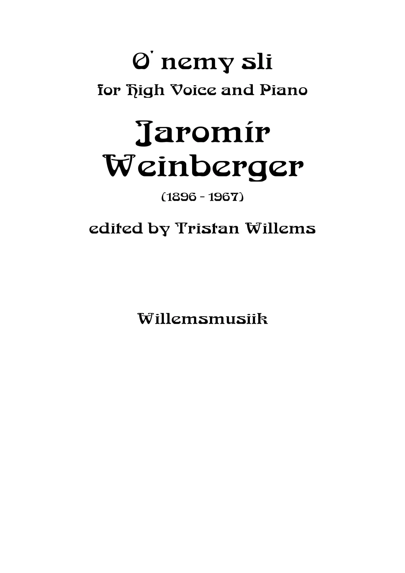 WEINBERGER - O', NEMY SLI - TITLE-1.jpg