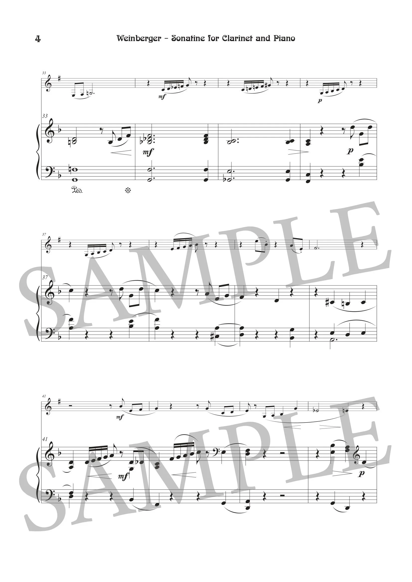 WEINBERGER - SONATINE FOR CLARINET - SCORE SAMPLE-4.jpg