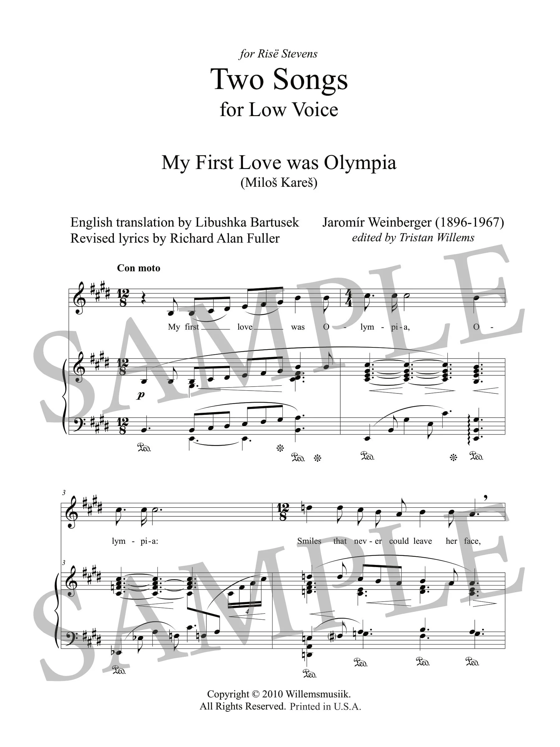 WEINBERGER - Collected Songs (for Low Voice) Vol 4 - SCORE SAMPLE-01.jpg