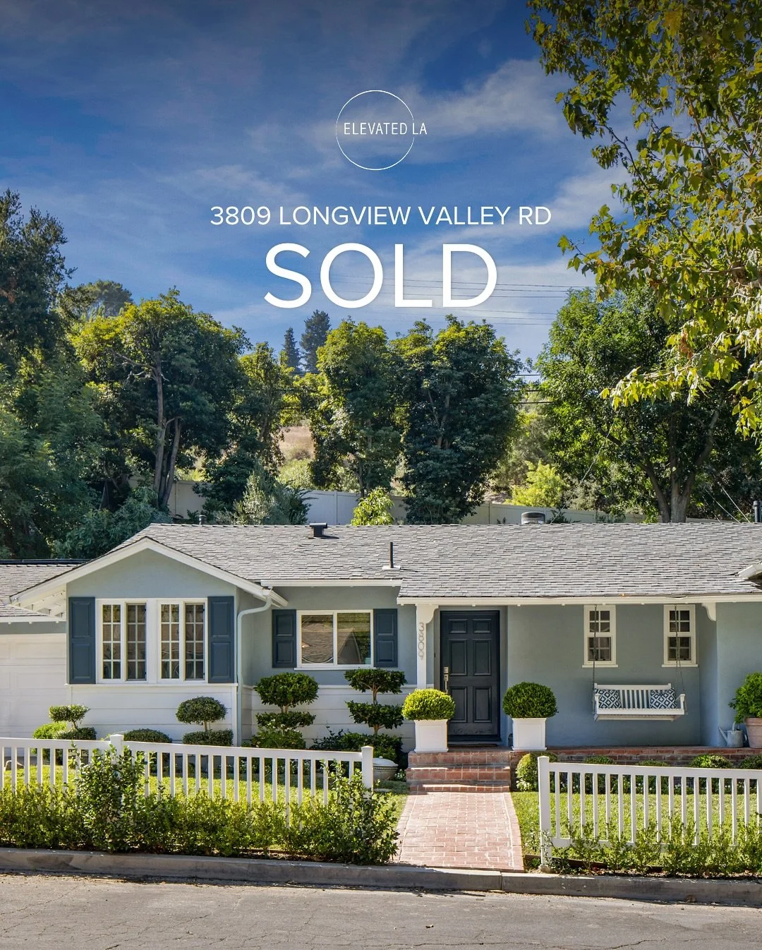 Just Sold | 3809 Longview Valley Rd | SP $1,720,000

This storybook California Ranch blends charm, style, and function with an open floor plan, designer finishes, and a gourmet kitchen. The backyard is an entertainer&rsquo;s dream&mdash;sparkling poo