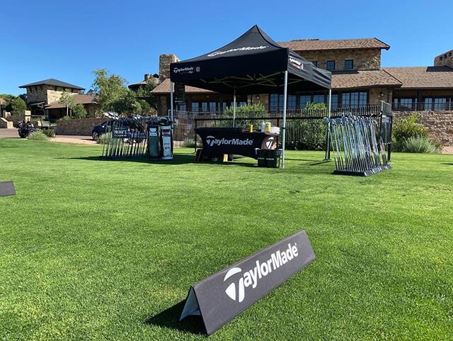 #thisiswhatwedo #demo days for Taylormade Golf ⛳️🏌🏼&zwj;♂️ Good day of custom golf club fittings and sales at The Rim Club golf course and wildlife preserve 😎 beautiful day in Payson AZ we saw 9 Elk.
@taylormadegolf @jimschadegolf  #taylormadegolf