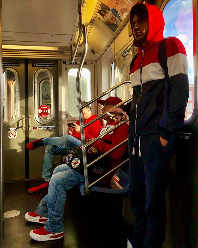 Strangers in Red en route to Flushing
New York, NY
April 2019
📷 @mackannecheese 
#onlyhue