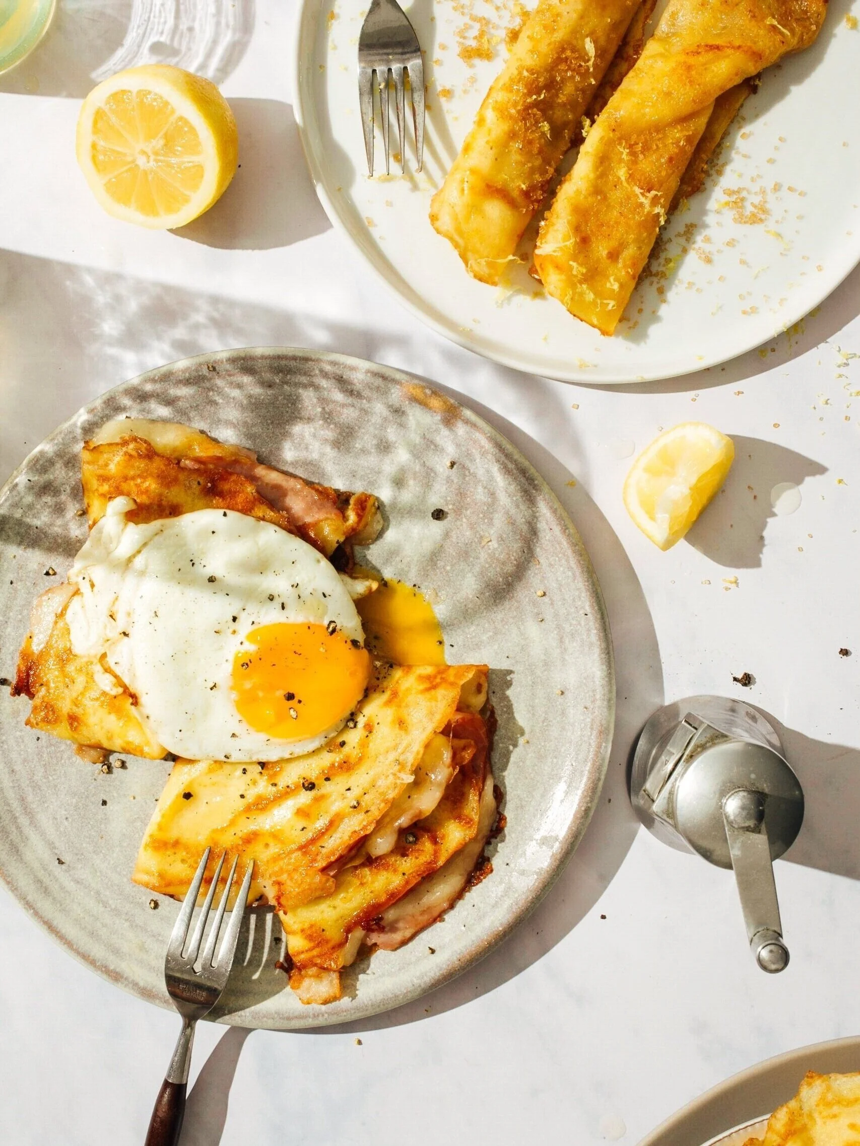 Ham & Cheese Crepes, photo by Mackenzie Smith Kelley for Cravings by Chrissy Teigen.